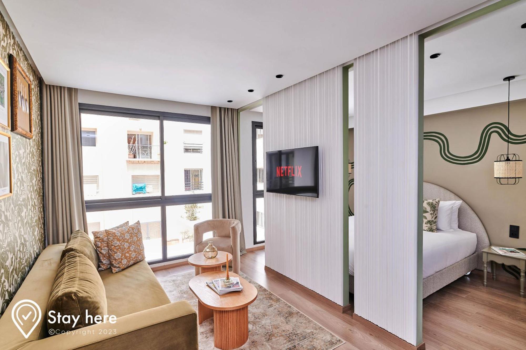 Stayhere Casablanca - Maarif - Elite Residence エクステリア 写真