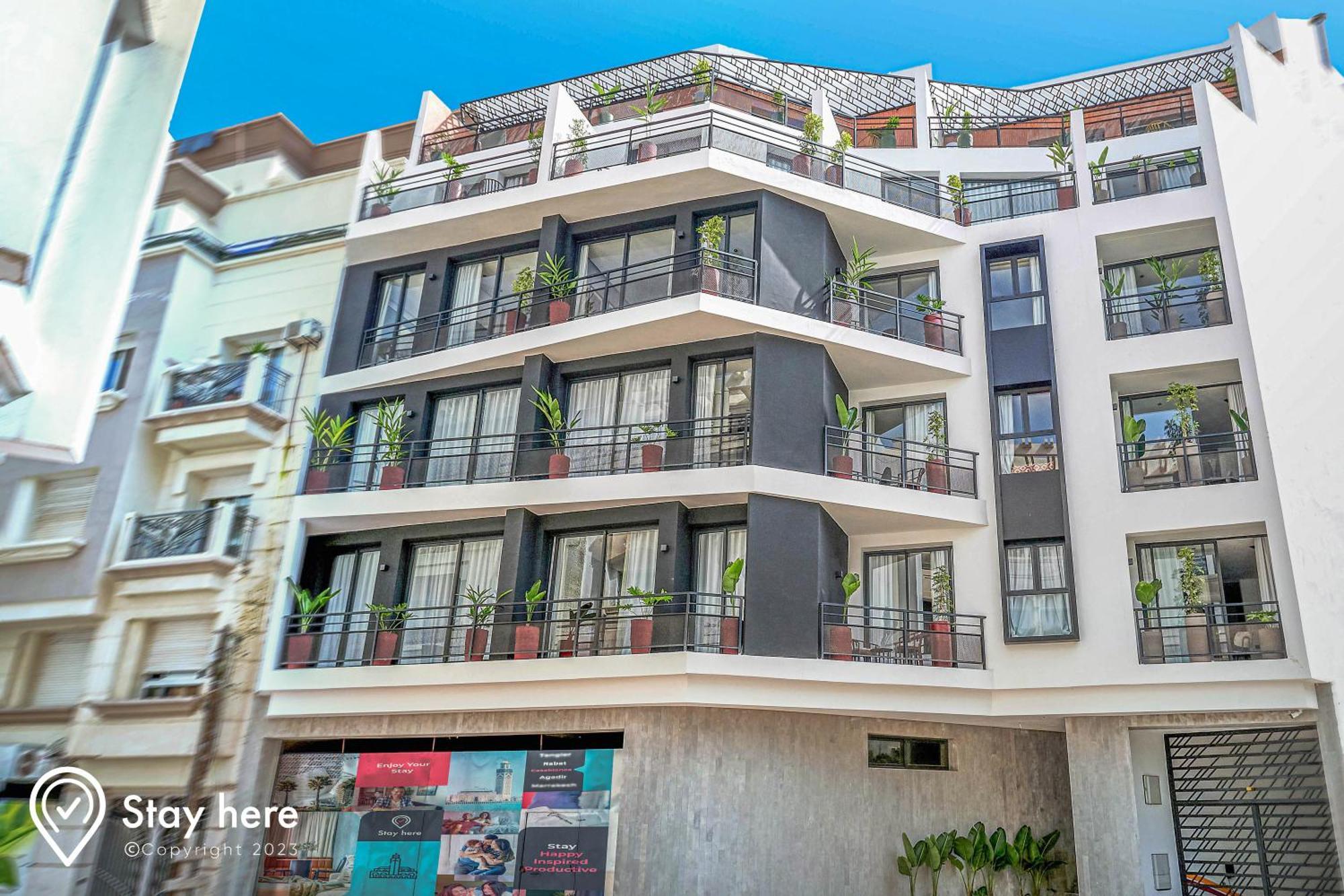 Stayhere Casablanca - Maarif - Elite Residence エクステリア 写真