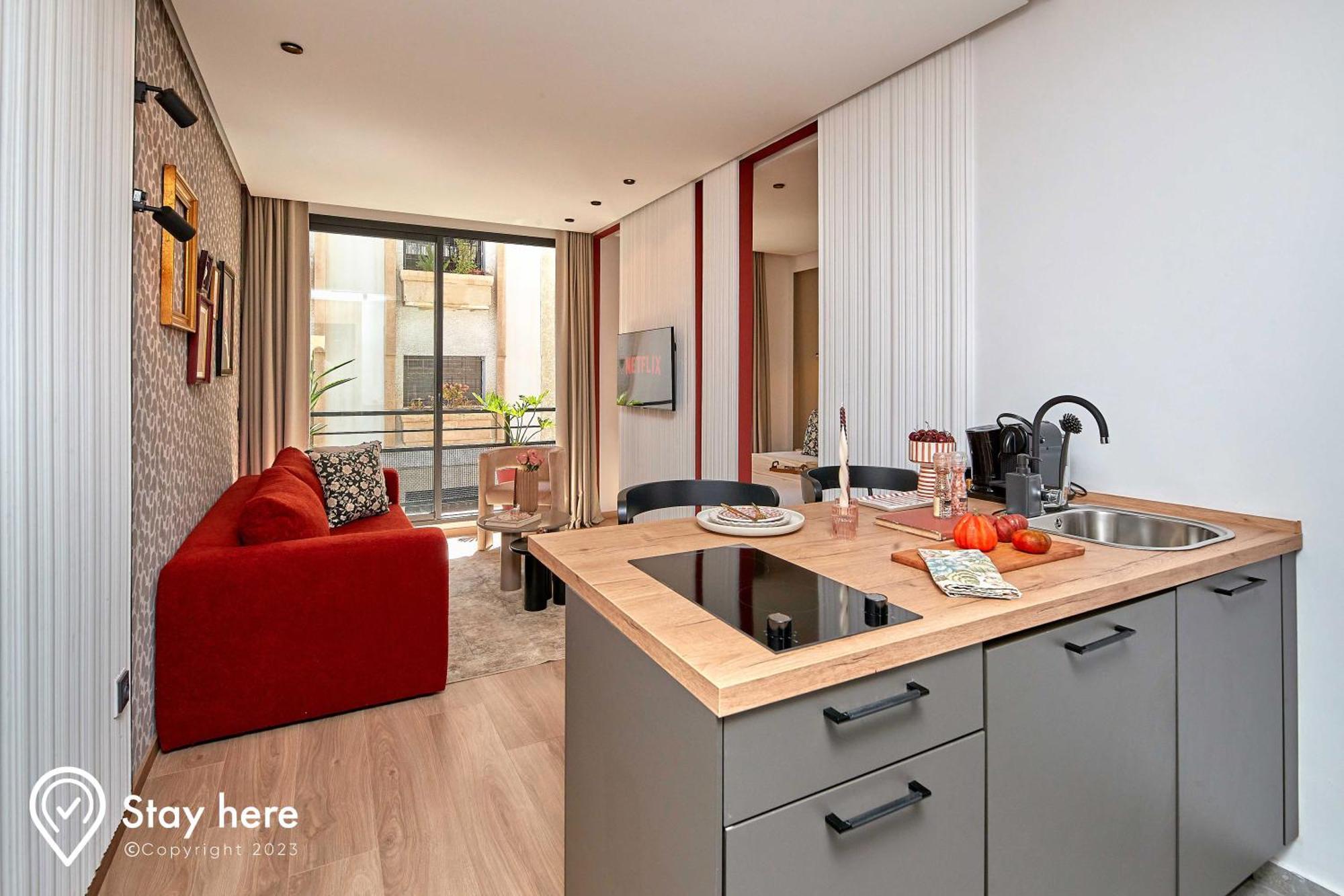 Stayhere Casablanca - Maarif - Elite Residence エクステリア 写真