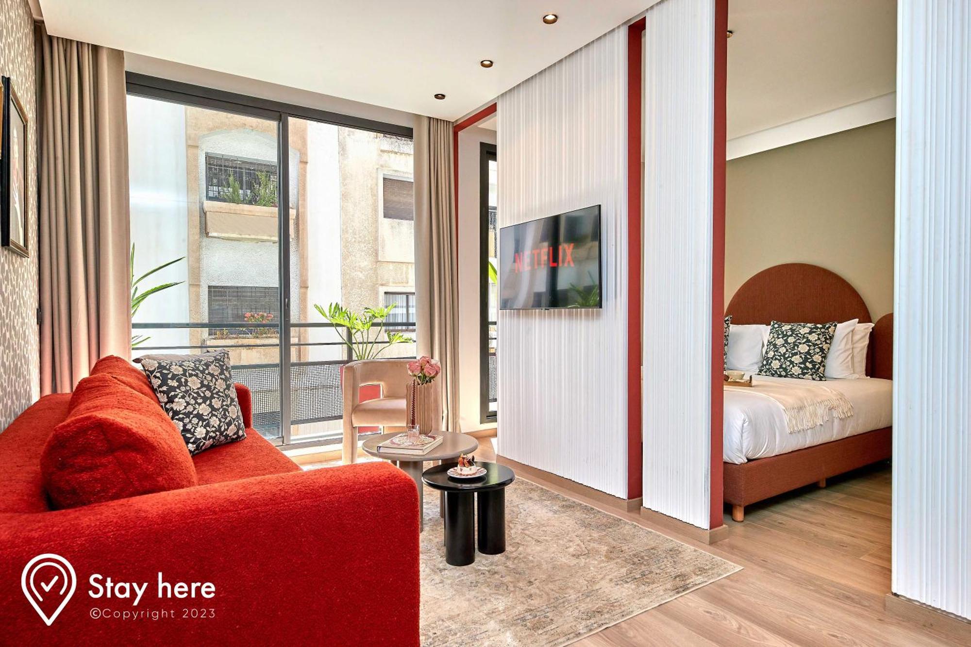 Stayhere Casablanca - Maarif - Elite Residence エクステリア 写真